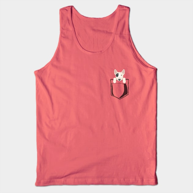 Pocket Bull Terrier Tank Top by JKA